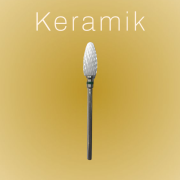 Keramik Fräser - Bit | Birnenform | Grob | Basic Line